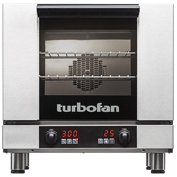 Turbofan Single Deck Half Size Electric Digital Convection Oven with Steam Injection E23D3