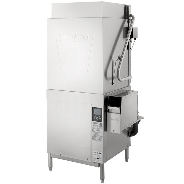 Hobart High Temperature Ventless Dishwasher with Automatic Soil Removal and Booster Heater AM16VLT-ADV-2