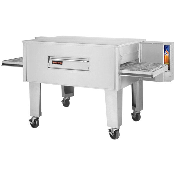 Sierra Range Natural Gas 32" Wide Belt, 60" Cooking Chamber Conveyor Pizza Oven C3260G