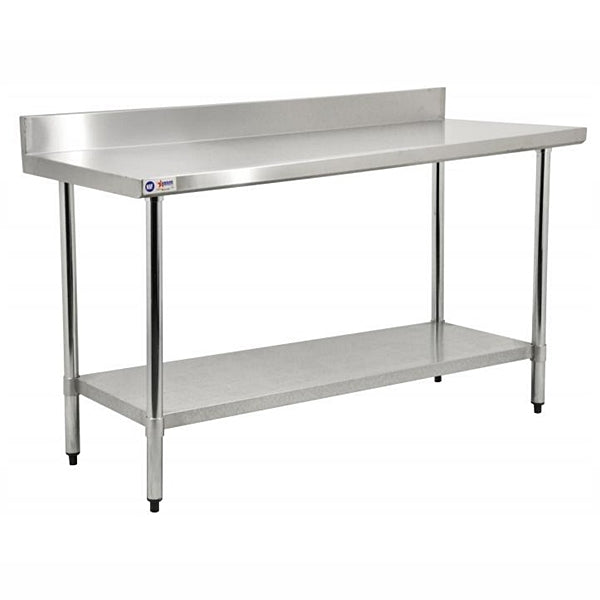 33'' Omcan Standart Series Stainless Steel with Backsplash Work Table 22086