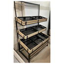 54'' Fruit & Vegetable Single Side Rack HBR-3002