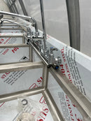 63'' CHEF Three Tub Sink with Centre Drain and No Drainboard CH-2015