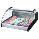 27" Omcan Curved Glass Countertop Refrigerated Display Case - 43074