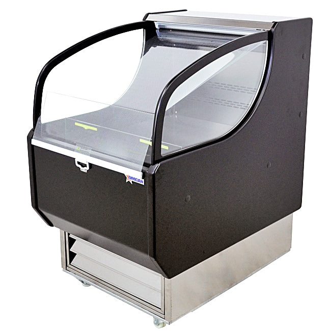 26" Omcan Open Refrigerated Display Case 6.6 Cu.Ft. 44379