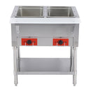 30'' Omcan Electric Steam Table with Cutting Board and Undershelf 44511