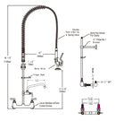 Commercial Pre-Rinse Faucet MS-5803-1P