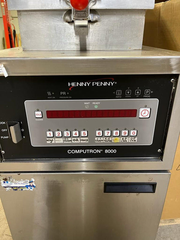 COMPUTRON 8000 USED Henny Penny Pressure Gas Fryer FOR01735