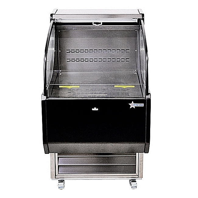 26" Omcan Open Air Refrigerated Display Case 6.6 Cu.Ft. 44379