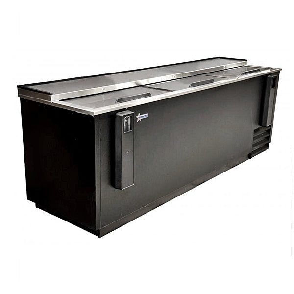 95" Omcan Reach In Beer Bottle Cooler 25.8 Cu. Ft., 50041