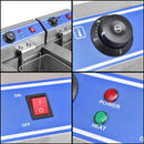 Countertop Electric Fryer 20L with 2 Tank JI-101