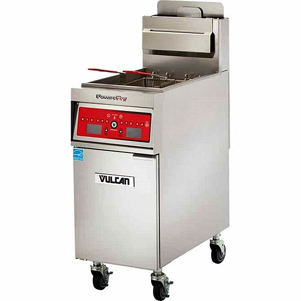 Vulcan Gas Fryer Floor Model 65-70LBS, No Built-In Filtration System 1VK65D