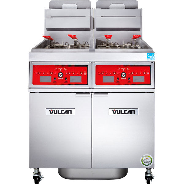 Vulcan Unit Floor Fryer System with Digital Controls & KleenScreen Filtration 2TR85DF