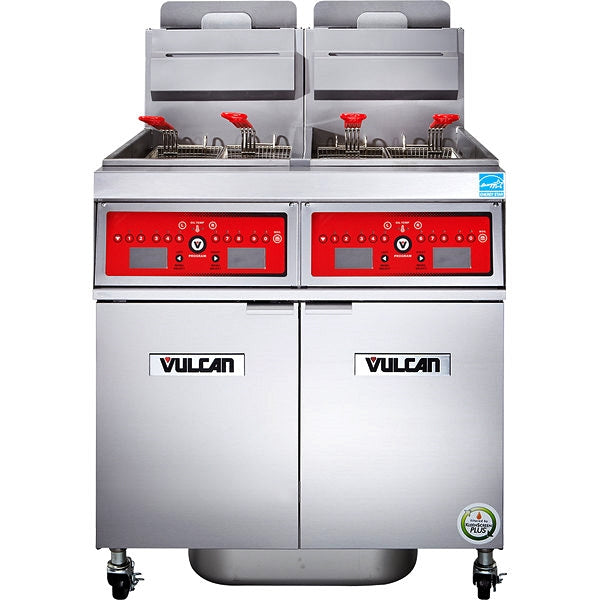 Vulcan Unit Floor Fryer System with Computer Controls & KleenScreen Filtration 2TR45CF