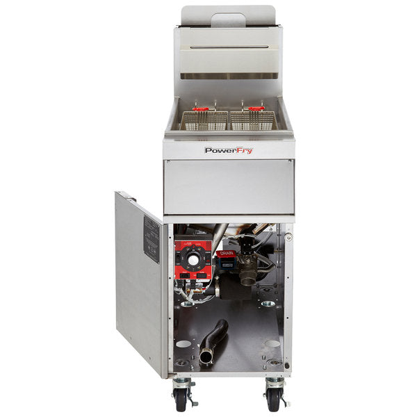 Vulcan Floor Model Gas 70LBS Capacity Built-In Filtration System, 1VK65AF