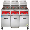 Vulcan Unit Floor Fryer System with Computer Controls & KleenScreen Filtration 3TR45CF