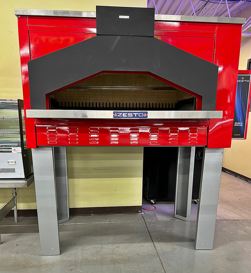 Zesto Open Brick Deck Pizza/ Bake Oven Gas 312SS-OB