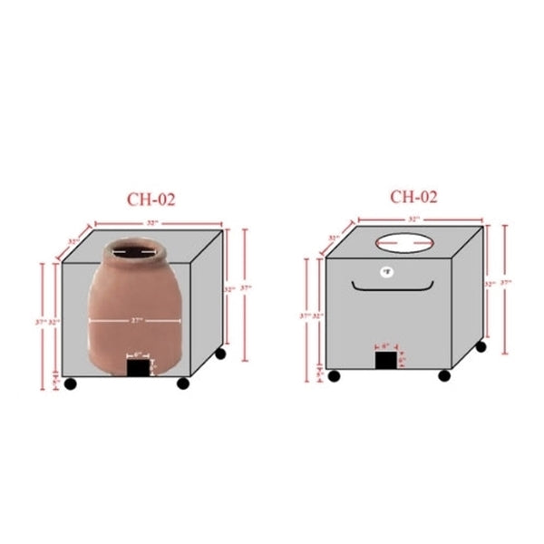 32'' Morni Charcoal Operated Tandoori Oven CH-02