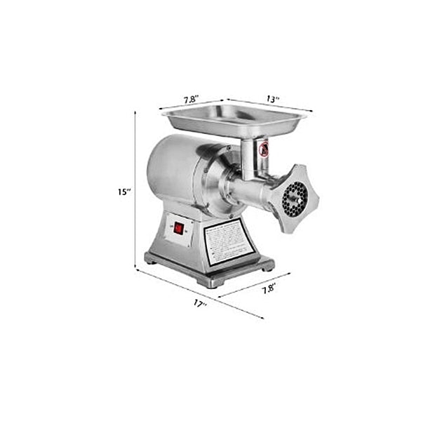 CHEF Electric Stainless Steel Meat Grinder AL-12C