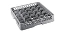 36-Compartment Glass Rack, Plastic