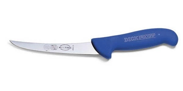 F.Dick Ergogrip Boning Knife (Curved Stiff) Blue 6" 8299115