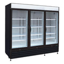 82'' EFI 3 Swing Door Glass Cooler 69.5 Cu.Ft. C3-82GDVC