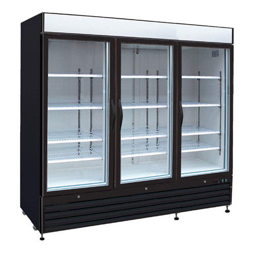 82'' EFI 3 Swing Door Glass Cooler 69.5 Cu.Ft., C3-82GDVC