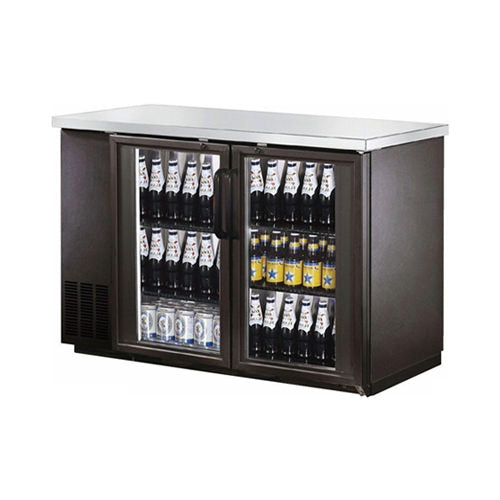 EFI 60″ 2 Door Glass Back Bar Refrigerator CBBGD2-60CC