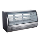 EFI 82″ Curved Glass 3 Door Floor Refrigerated Display Case CDC-82