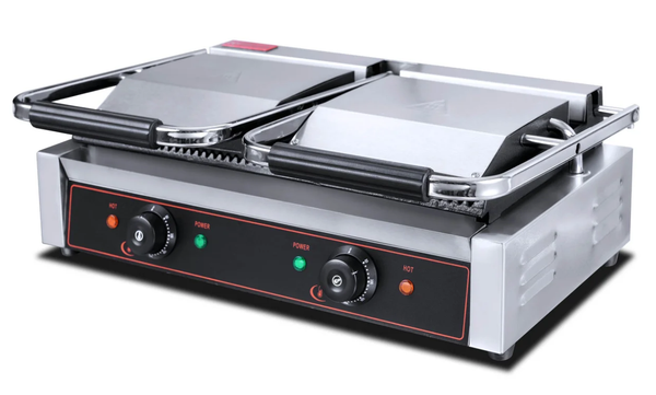 Countertop Electric Double Panini Griddle EG-813