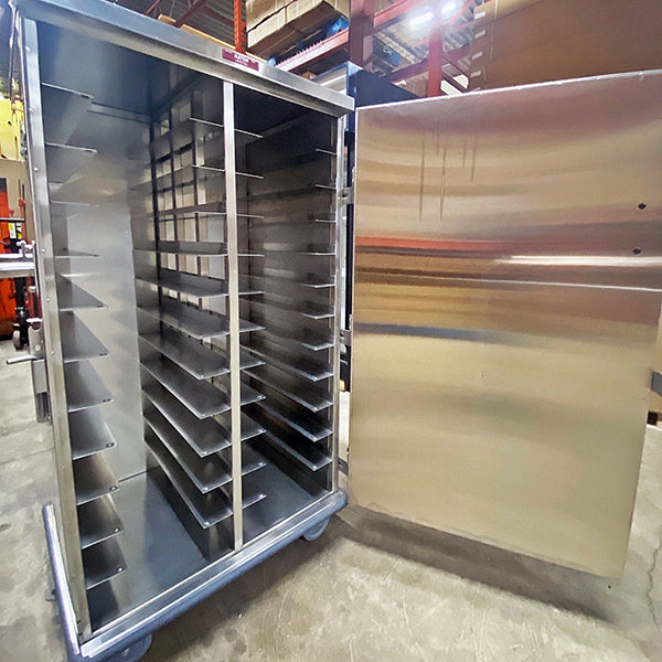 22 Tray Food Pan Cart Used FOR01486