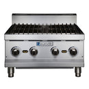 24'' Eurodib Commercial Hot Plate Natural Gas/Propane HP424