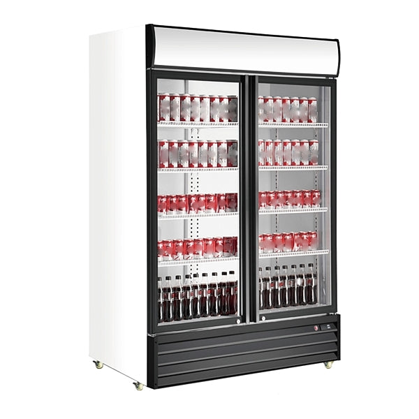 52'' Alaska-Line Double Sliding Glass Door Cooler 50 Cu.Ft., LG-1400DS