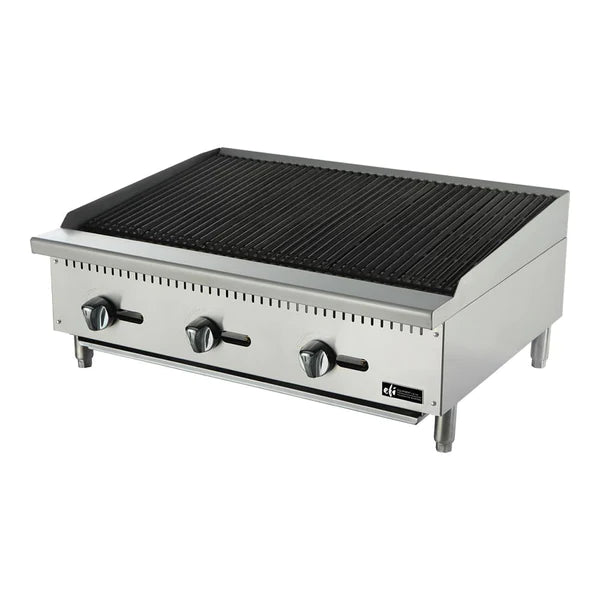 EFI 36″ Natural Gas Lava Rock Charbroiler RCTCB-36-N