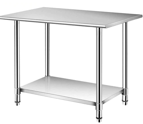 18'' CHEF All Stainless Steel Work Table No Backsplash  CH-2353