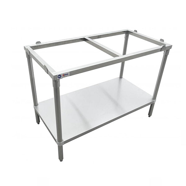 30″x72″ Stainless Steel Solid Poly Top Table 41280