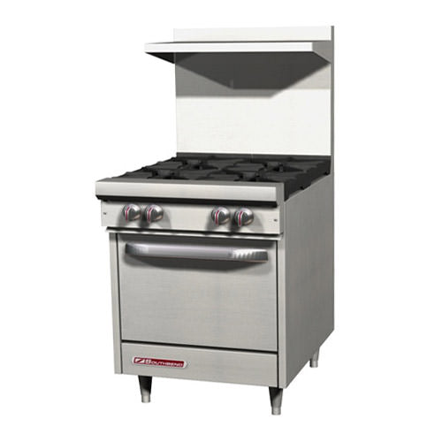24'' Southbend 4 Burner Range with Oven S24E