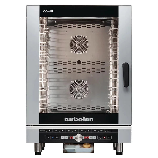 Turbofan Full Size 10 Tray Digital / Electric Combi Oven EC40D10