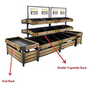 55'' Vegetable & Fruit End Rack HBR-3001