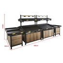 63'' Plastic Tray Vegetable End Rack HBR-3089