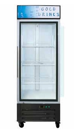 27'' CHEF Single Glass Door Freezer 23 Cu.Ft., ST-23FGD