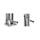 CHEF Stainless Steel Vertical Sausage Stuffer 15LBS Capacity, 7L-SS