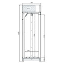 74'' CHEF Meat Hanger Display Cooler 52.9 Cu.Ft - HMC-1975