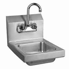 EFI Wall Mount Space Saver Hand Sink w/Faucet SIH813-F