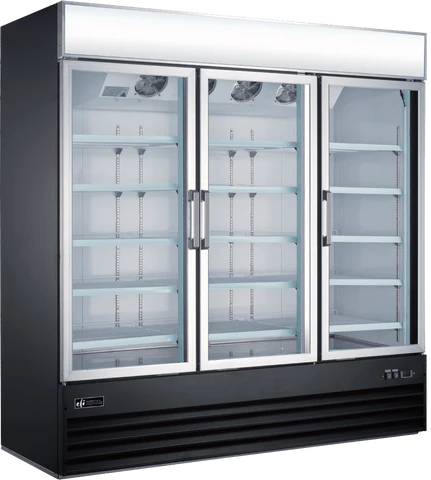 EFI 78" Triple Glass Door Display Cooler 63 Cu.Ft., C3-78GD