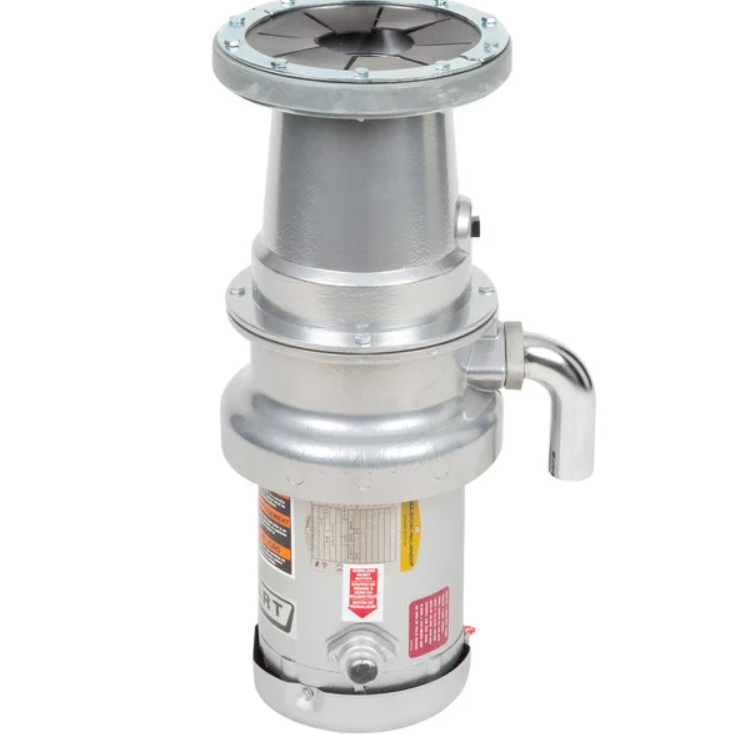 Hobart Commercial Garbage Disposer With Long Upper Housing - 1/2 Hp, 208-240/480V Fd4/50-2