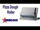 13" Omcan Single Pass Adjustable Dough Roller 40639