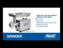 Pro-Cut Stainless Steel Meat Grinder KG-12-FS