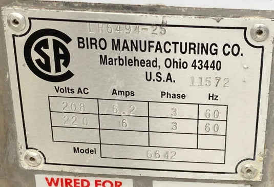 BIRO Meat Grinder Used FOR01717