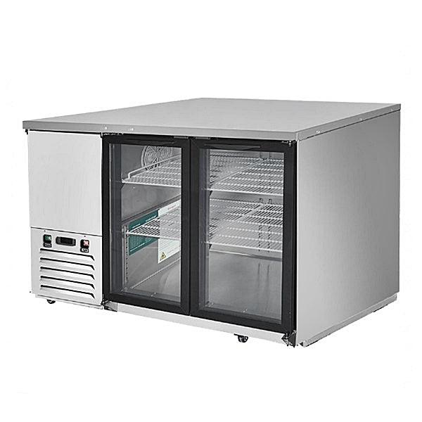 59" CHEF Double Door Back Bar Cooler 17.3Cu.Ft.,MBB59GC