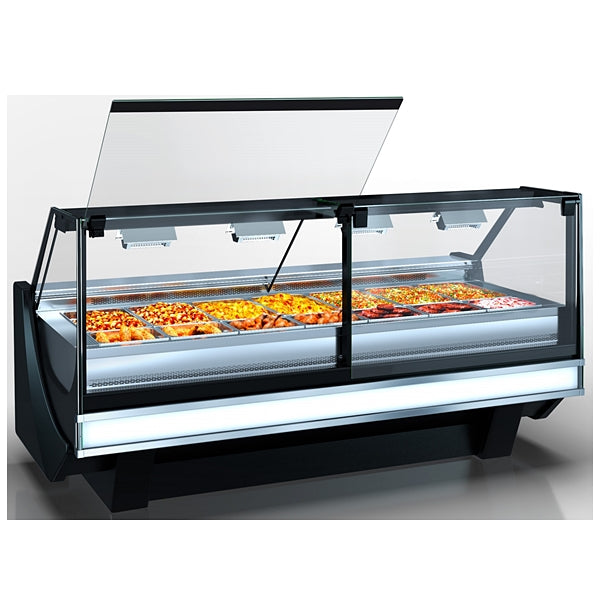 74'' Alaska-Line Heated Display Showcase HIT-185-1